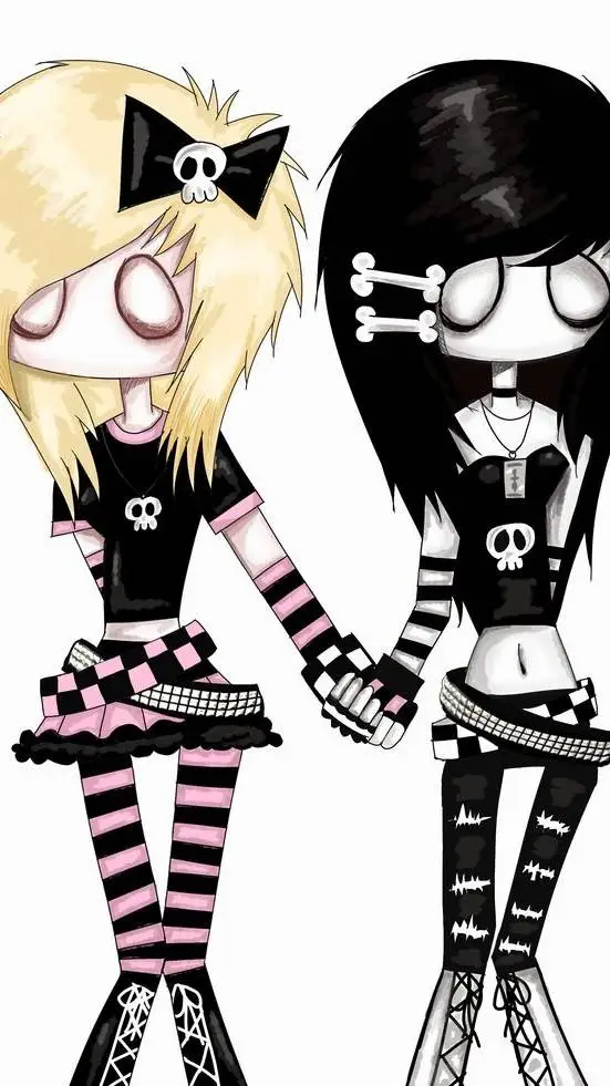 ai character: EMO WLW LOVE 💕💕💕 background