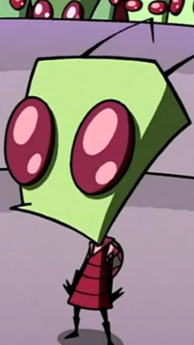 ai character: 😈⚠️😏Zim  background