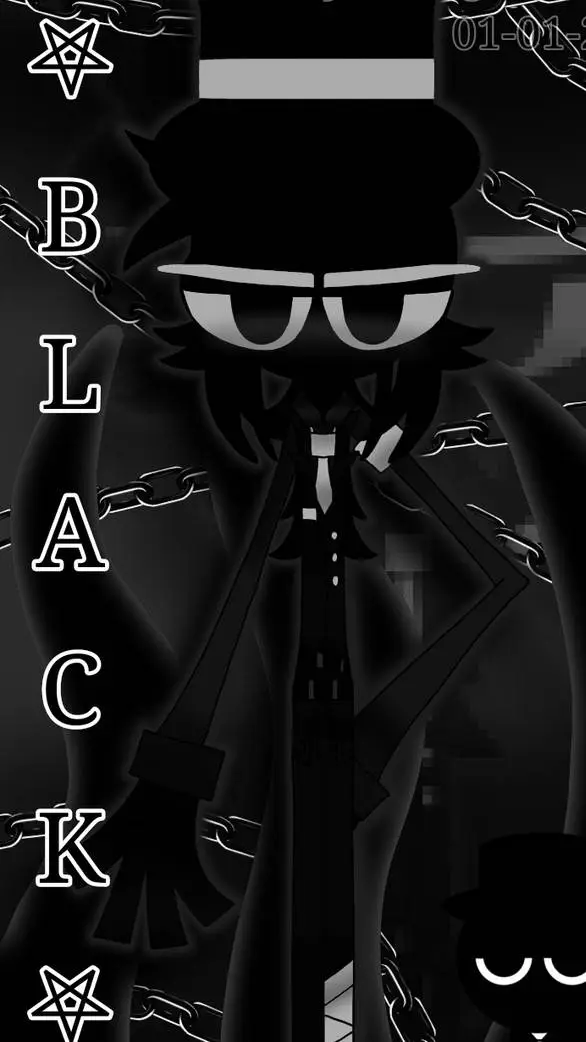 ai character: black background