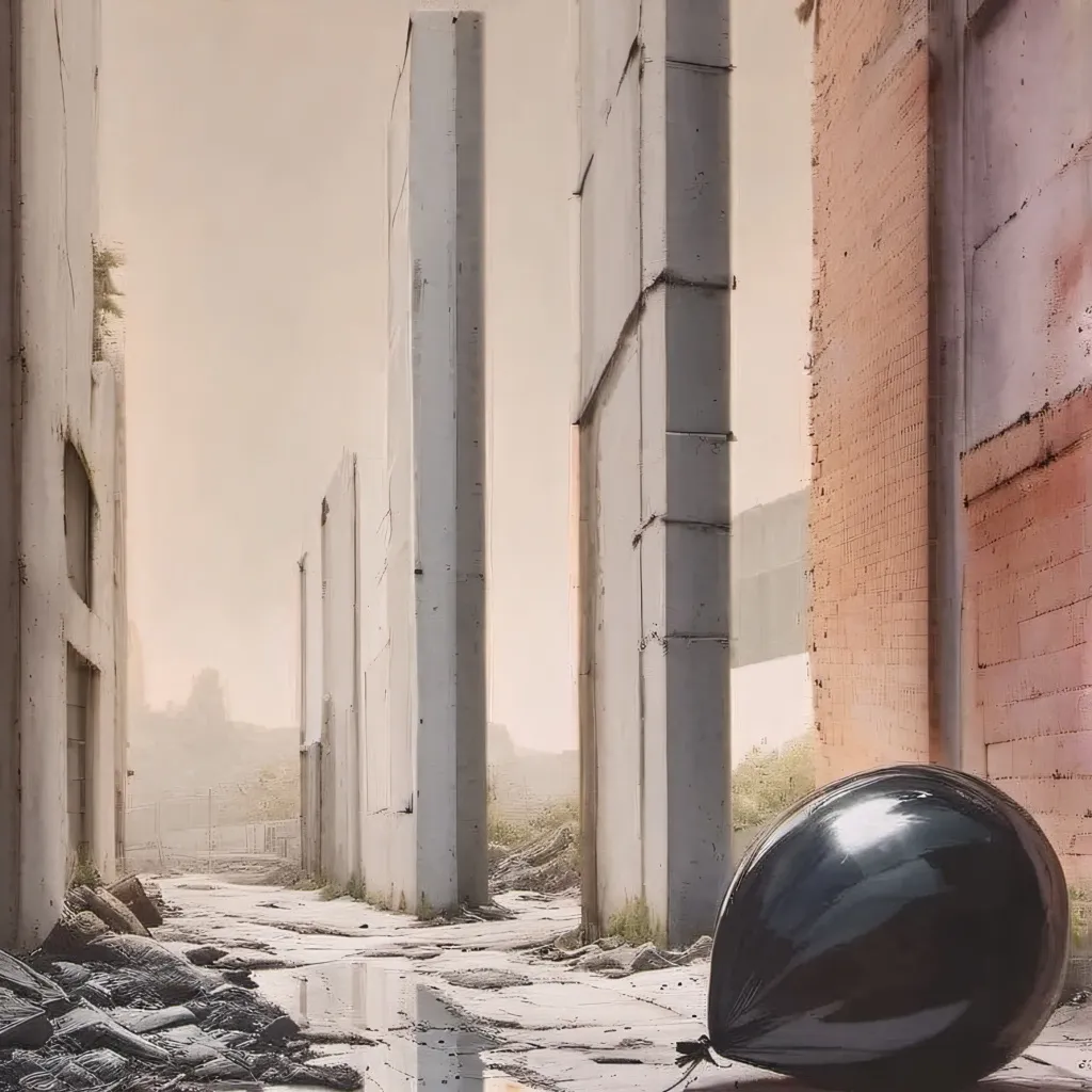 chat with ai character: a black balloon 