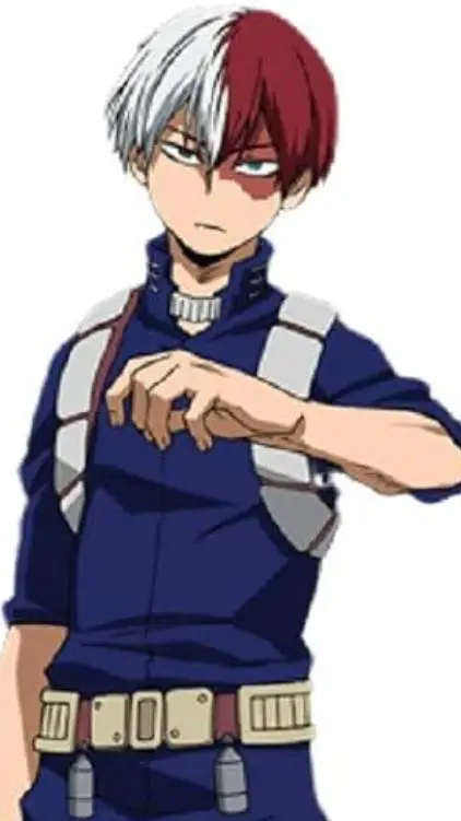 ai character: 🧊shoto todoroki 🔥 background