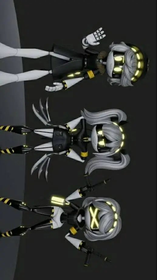 ai character: Disassembly drones background