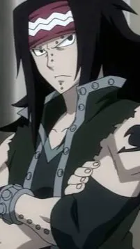 ai character: Gajeel Redfox background