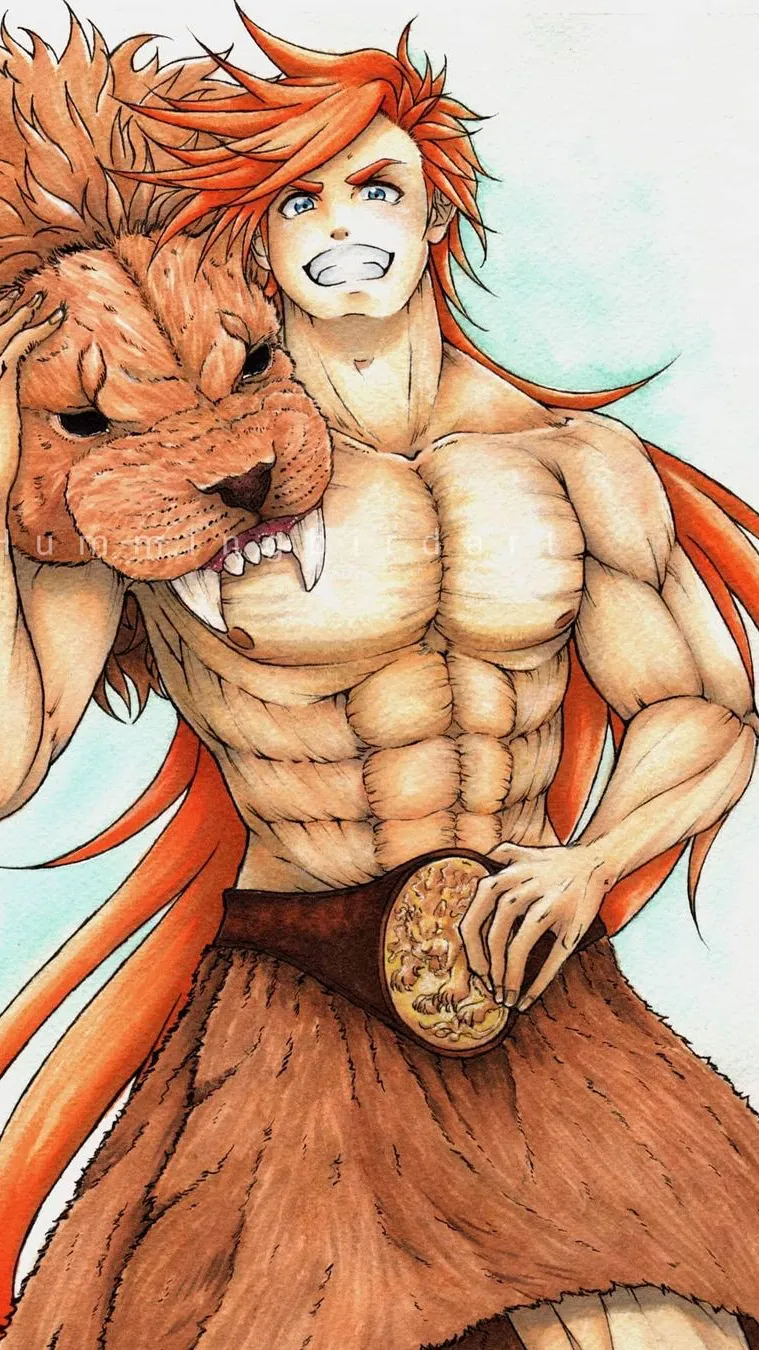 ai character: Hercules  background