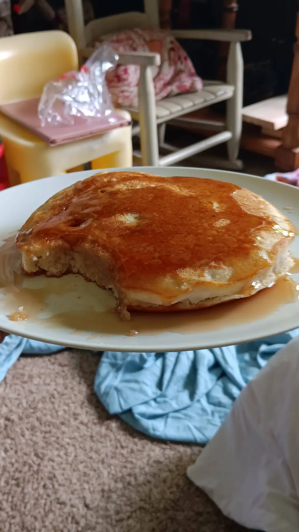 ai character: pancake background