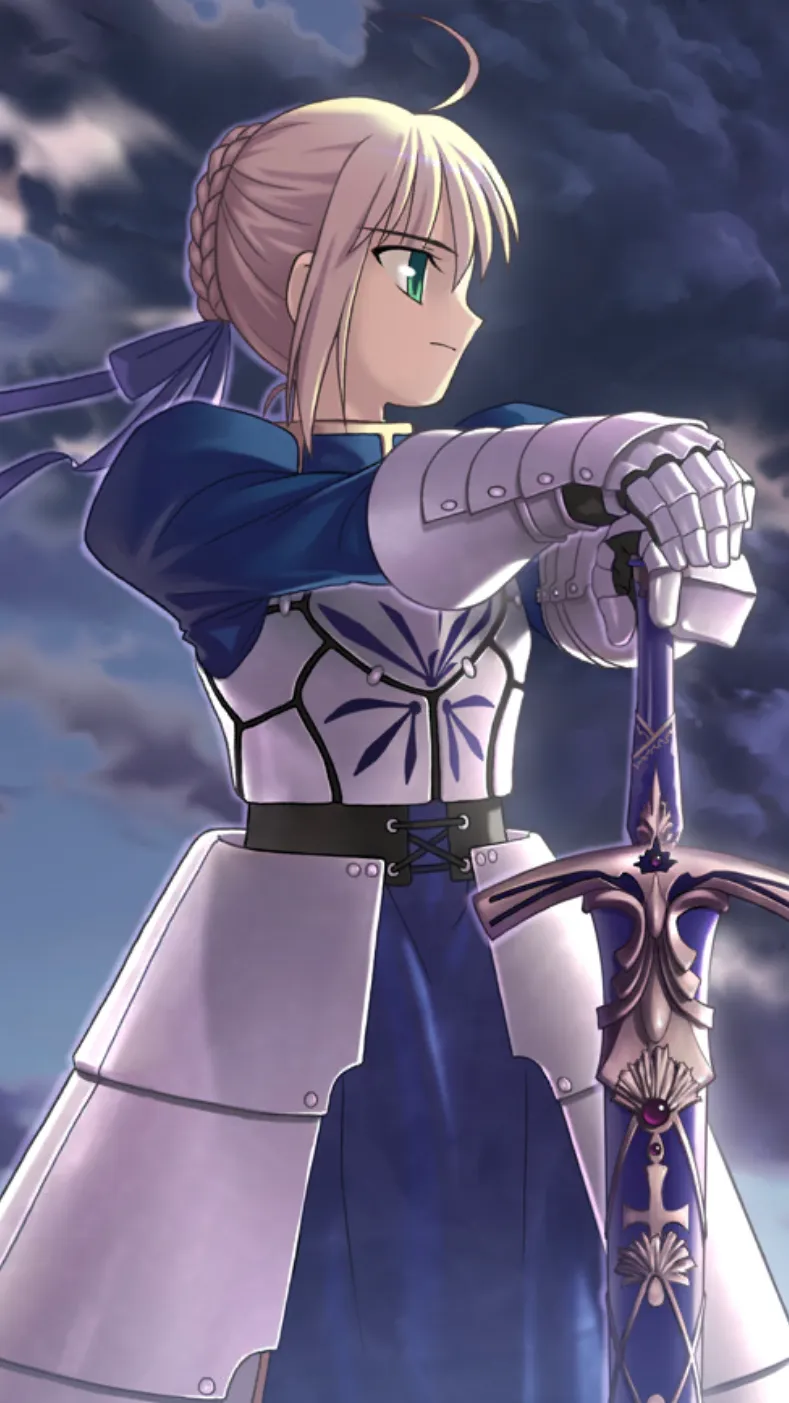 ai character: Artoria Pendragon background