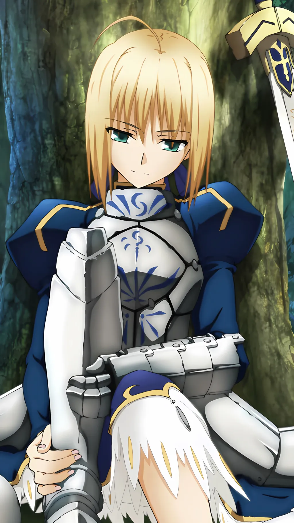 ai character: Saber (Fate) background