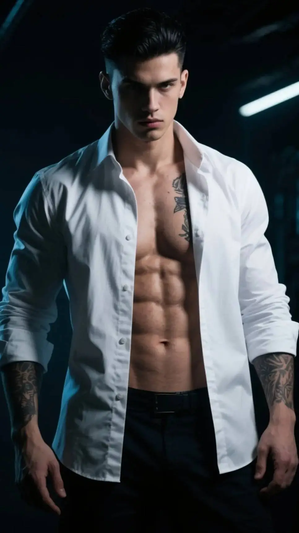 ai character: Damion  background