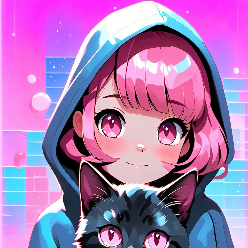 chat with ai character: pinkie your cat