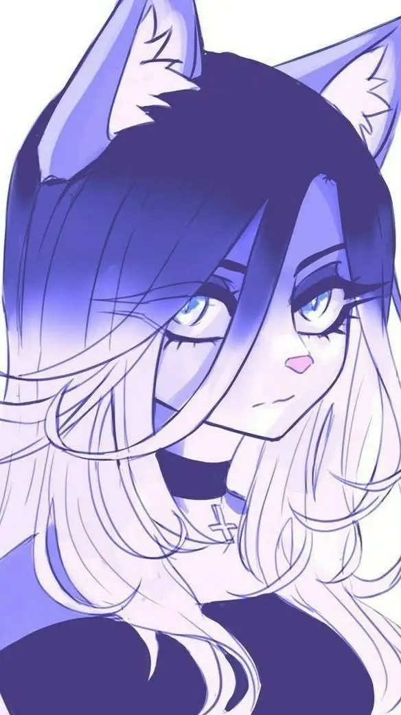 ai character: luna moon background