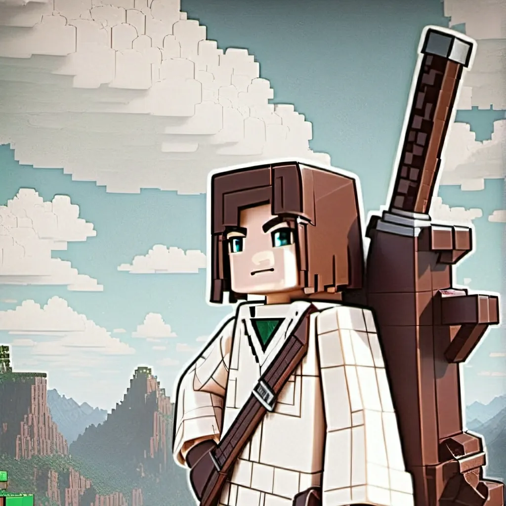 chat with ai character: minecraft lego