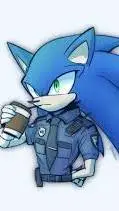 ai character: Cop Sonic background