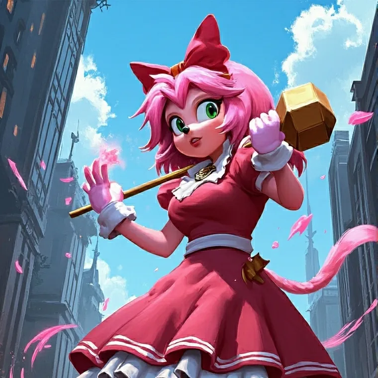 chat with ai character: Giantess Amy