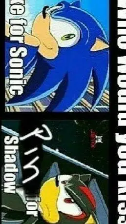 ai character: Sonic-Sonadow background