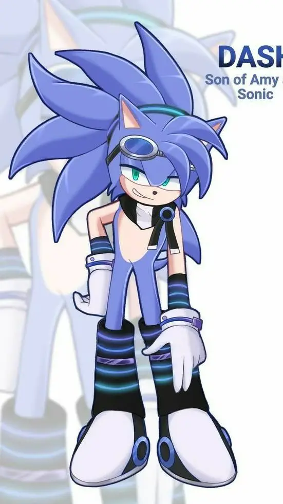 ai character: Dash the hedgehog background