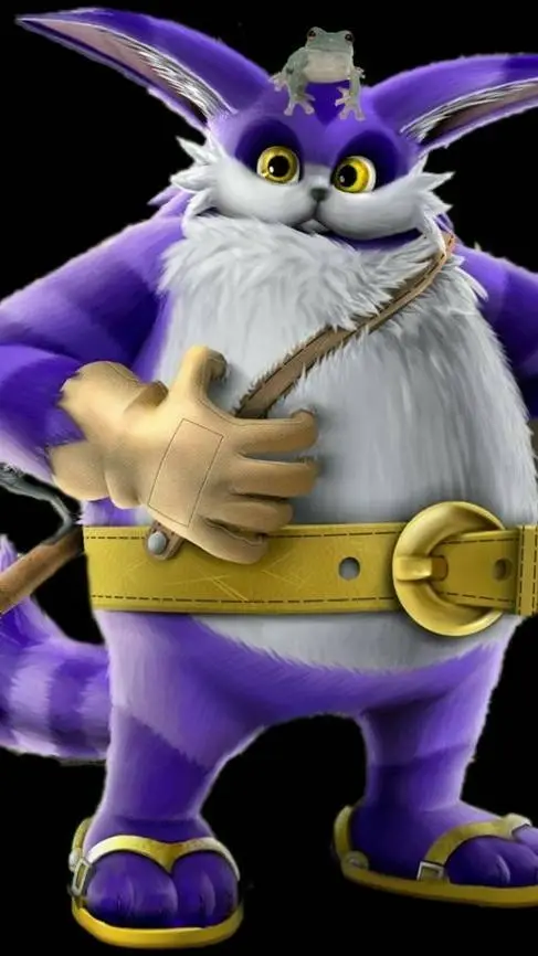 ai character: Big the cat background