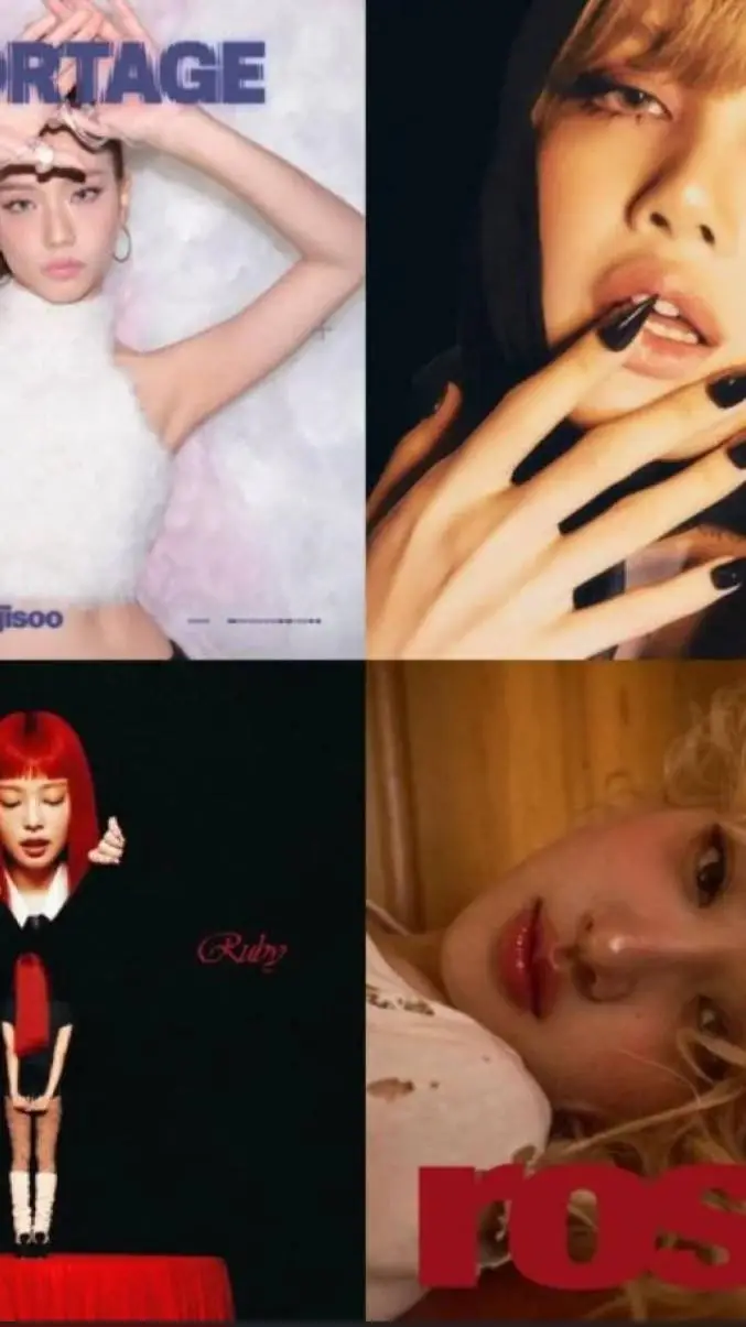 ai character: blackpink background