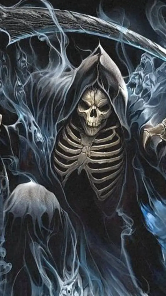 ai character: battle background