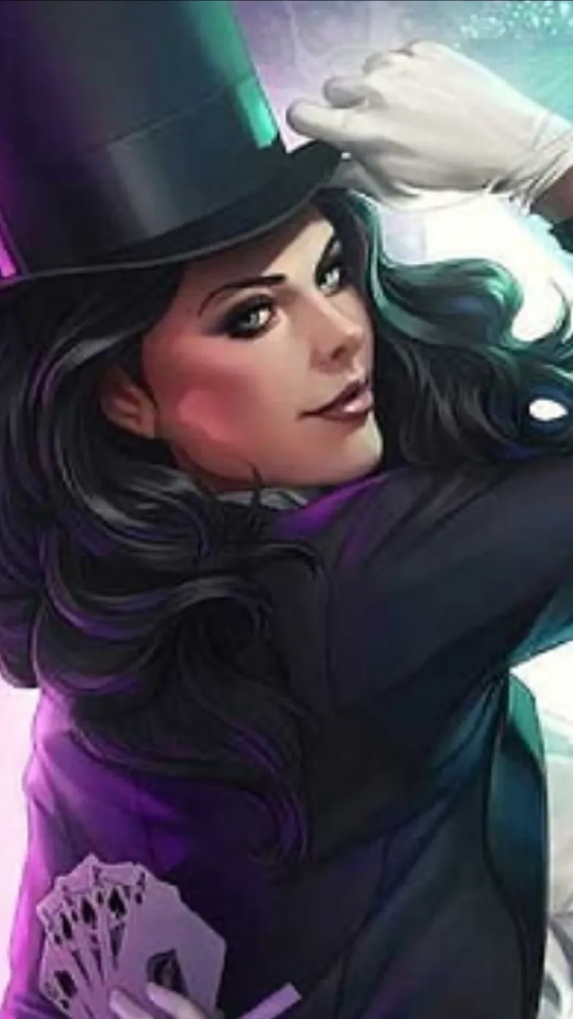 ai character: Zatanna  background