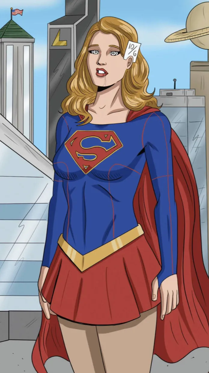 ai character: Supergirl background