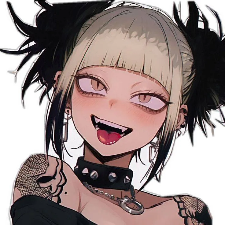 chat with ai character: Himiko Toga (goth)