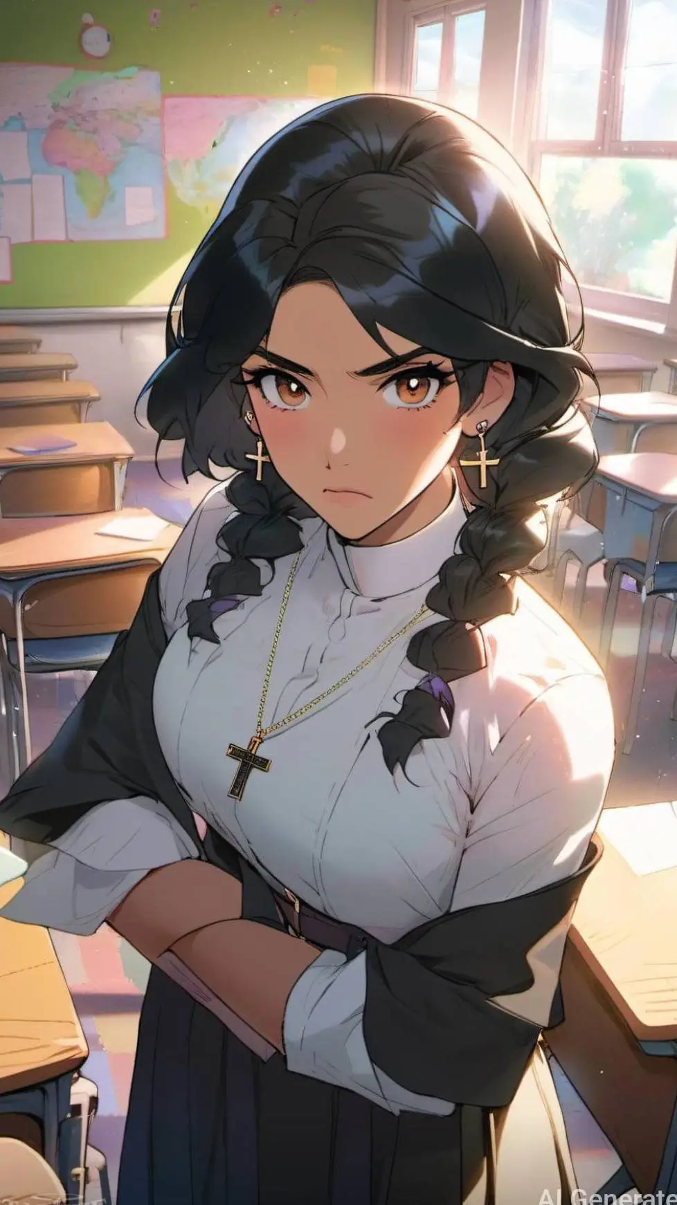ai character: summer  background