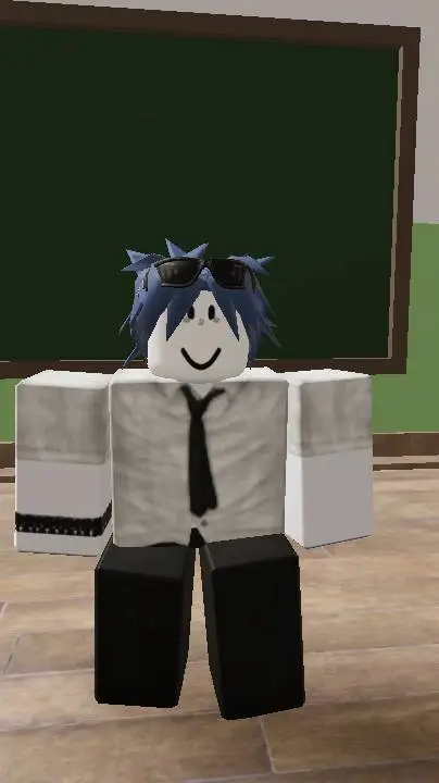 ai character: riley but freaky background