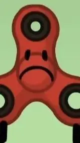 ai character: fidget spinner background