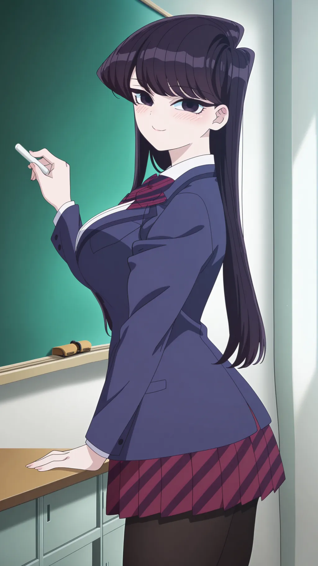 ai character: Komi background
