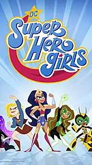 ai character: Super hero girls  background