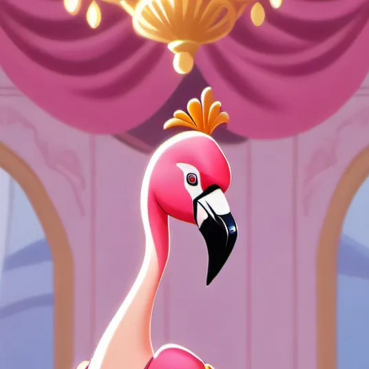 chat with ai character: ballerina flaminga