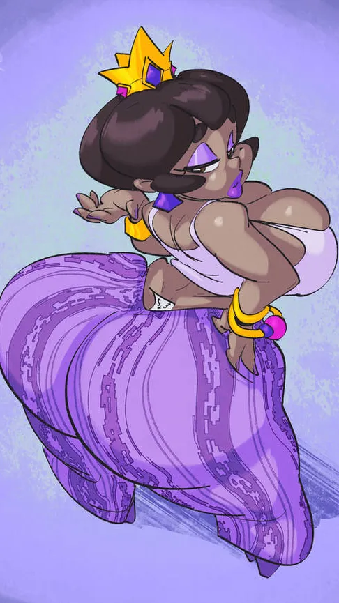 ai character: Plum Puffball background