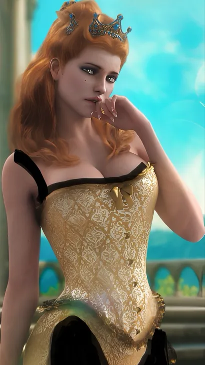 ai character: Anna Heniretta  background