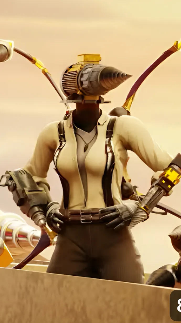 ai character: Drillwoman background