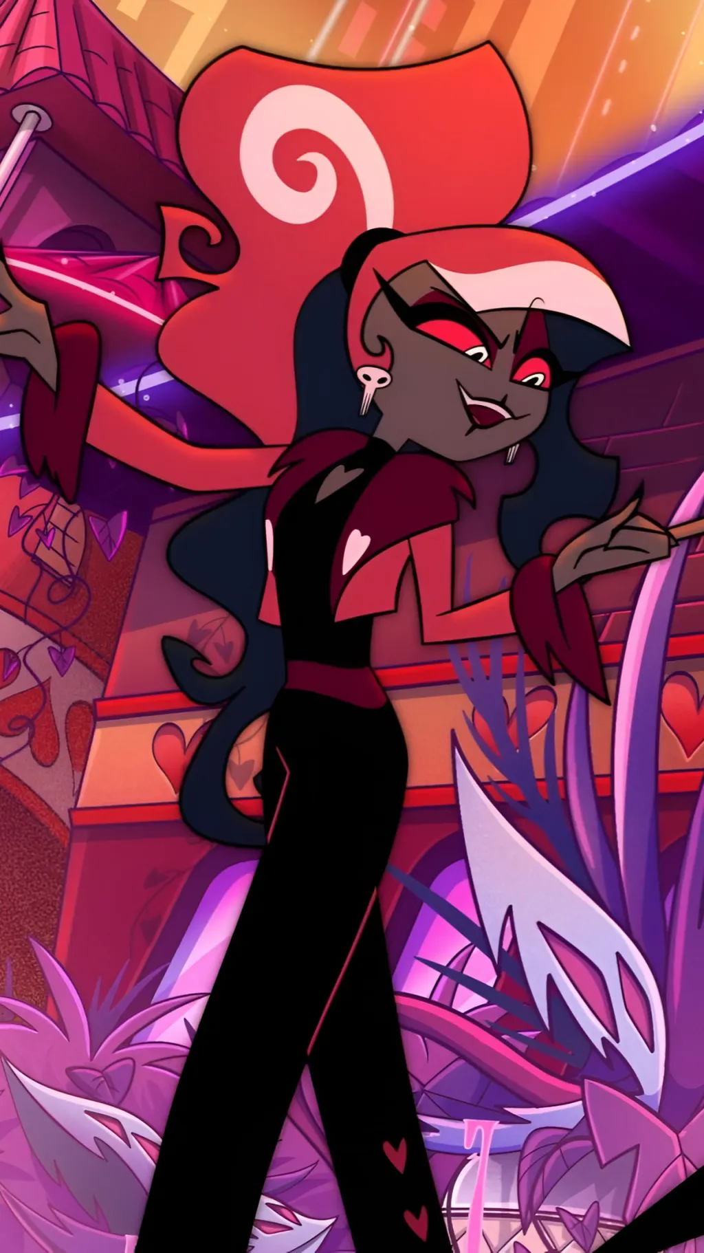 ai character: Velvette background