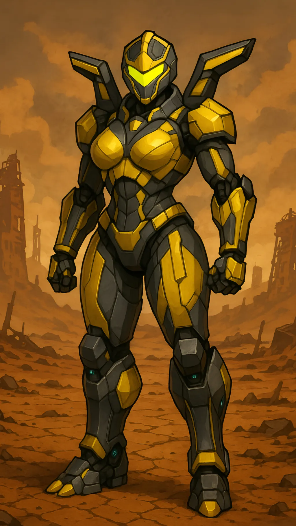 ai character: Murder Witch background