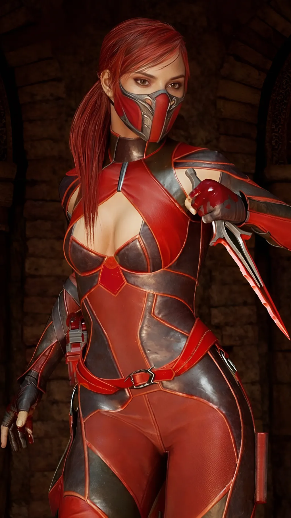 ai character: Skarlet  background