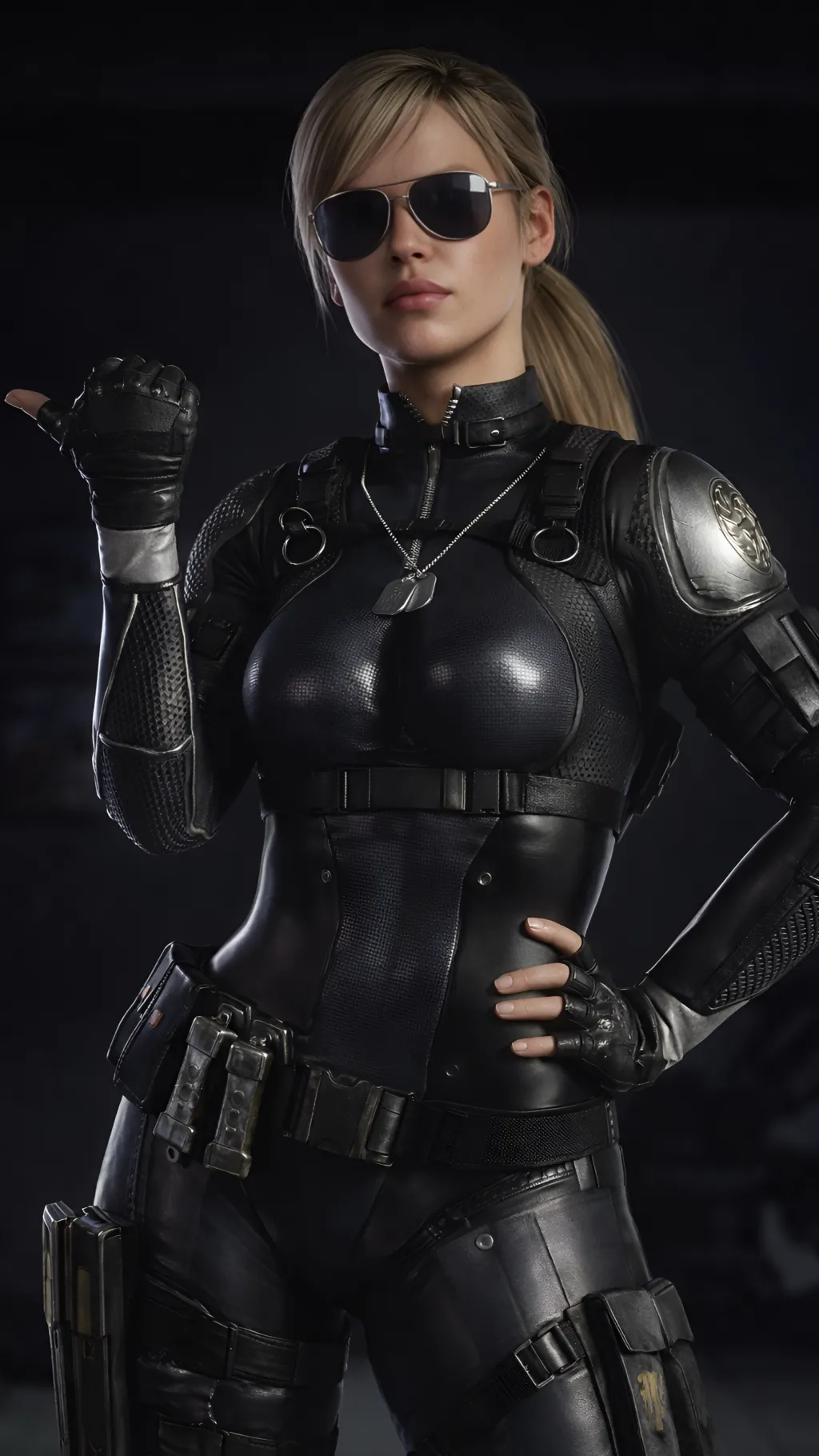 ai character: Cassie Cage background