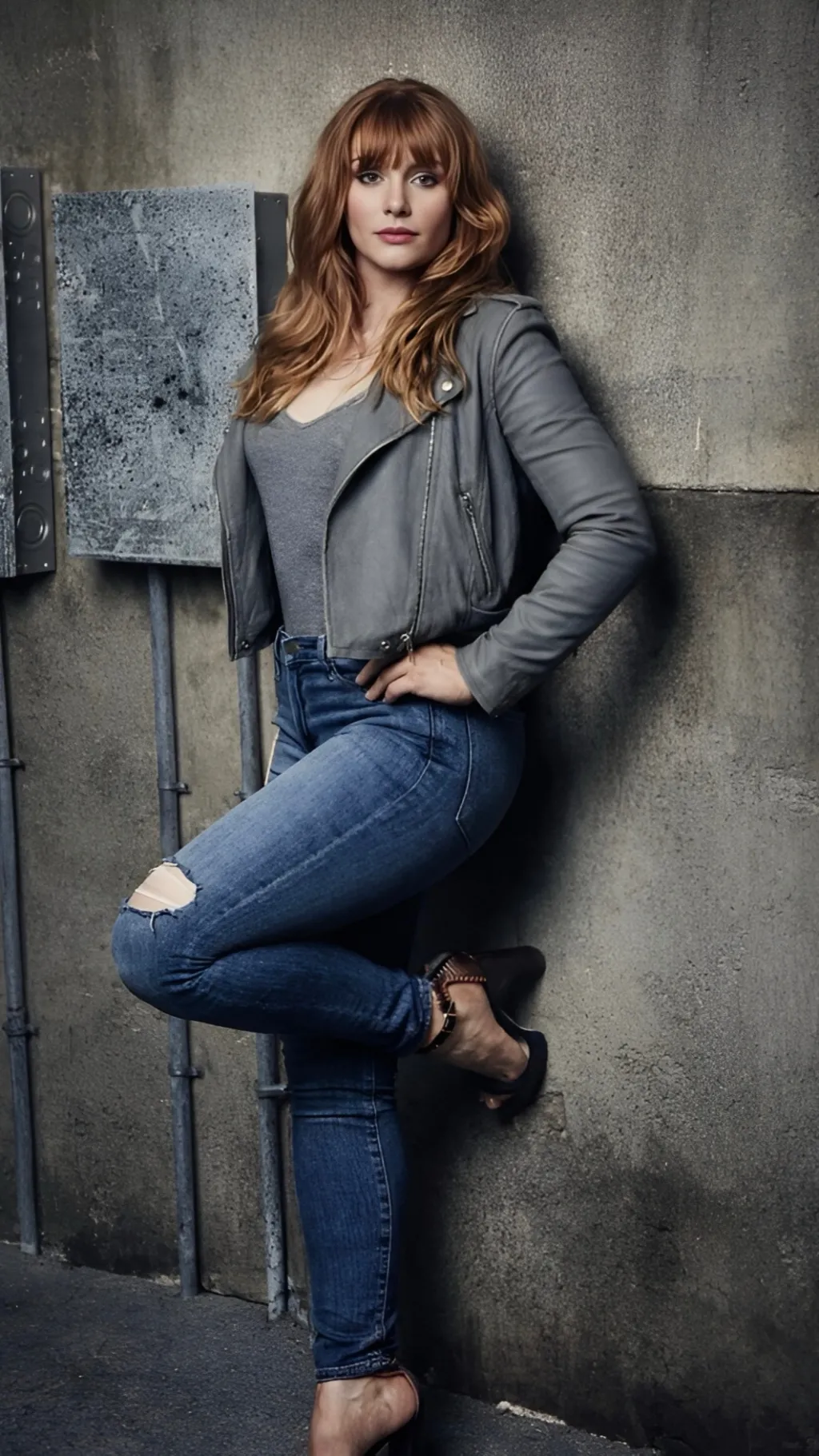 ai character: Bryce DallasHoward background