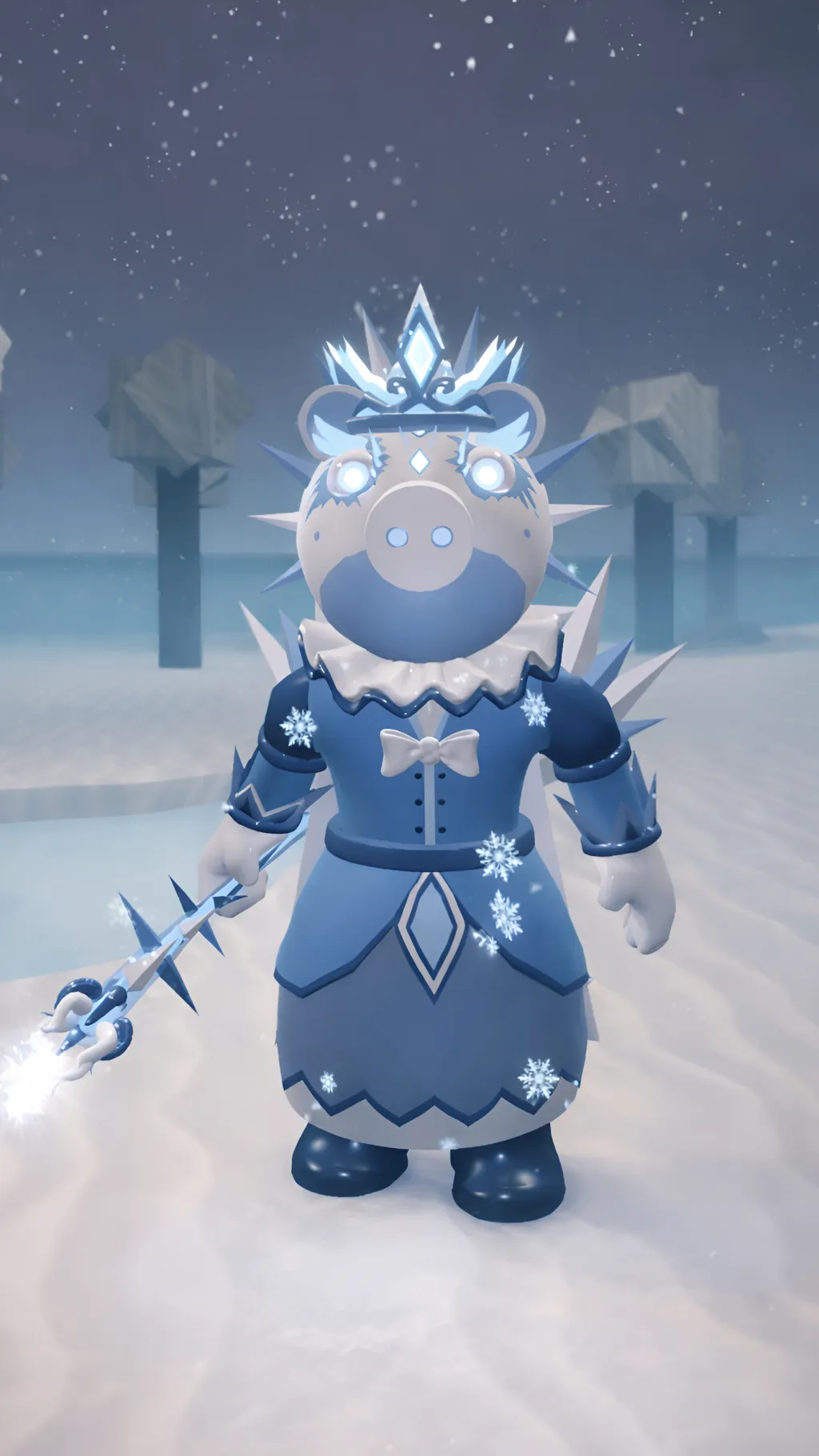 ai character: Frostiggy  background