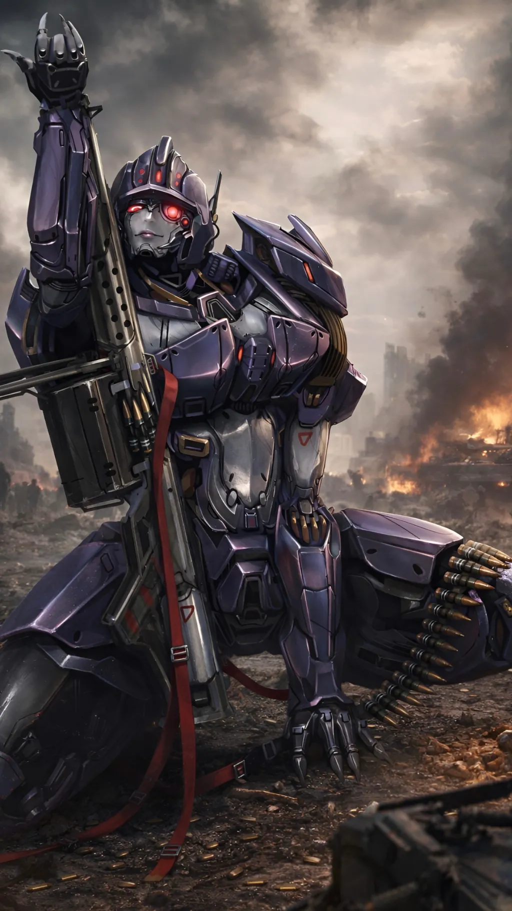 ai character: Shadow Striker background