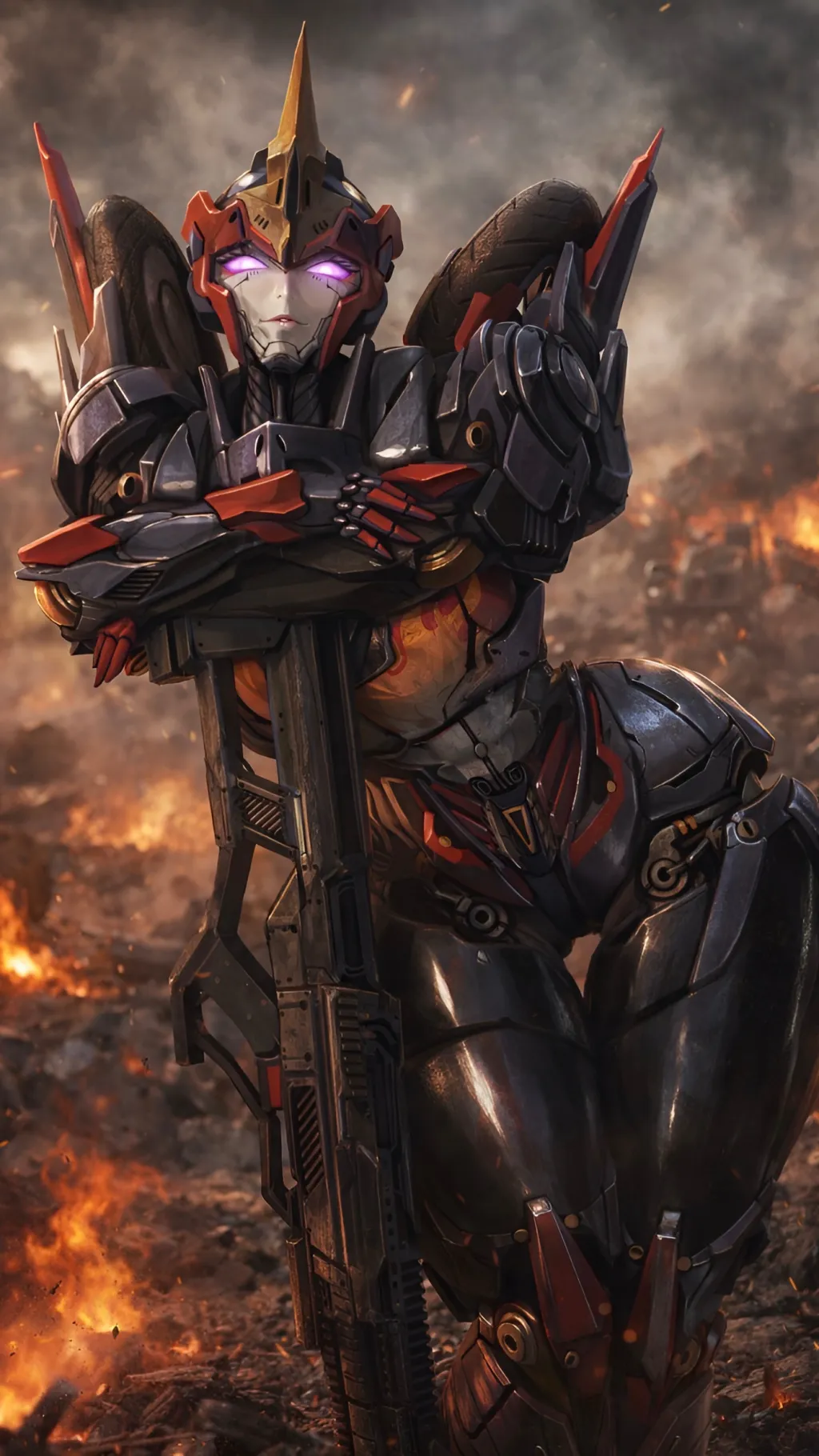 ai character: Flamewar background