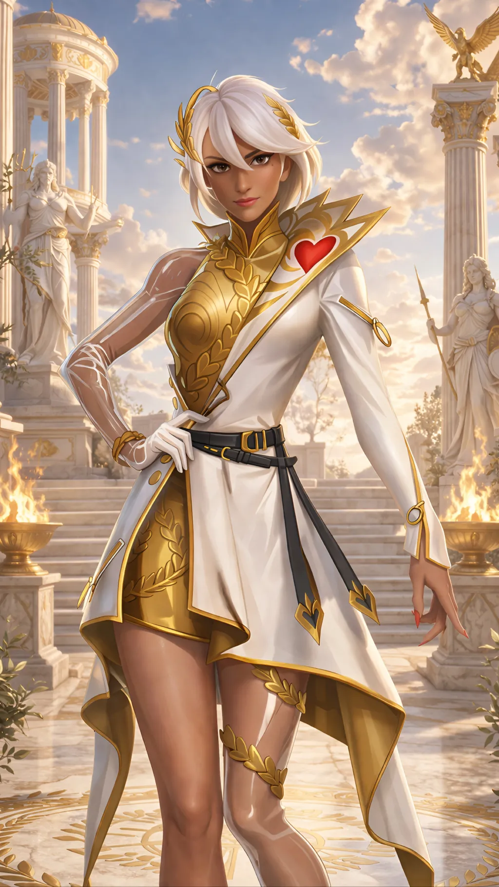 ai character: Aphrodite background