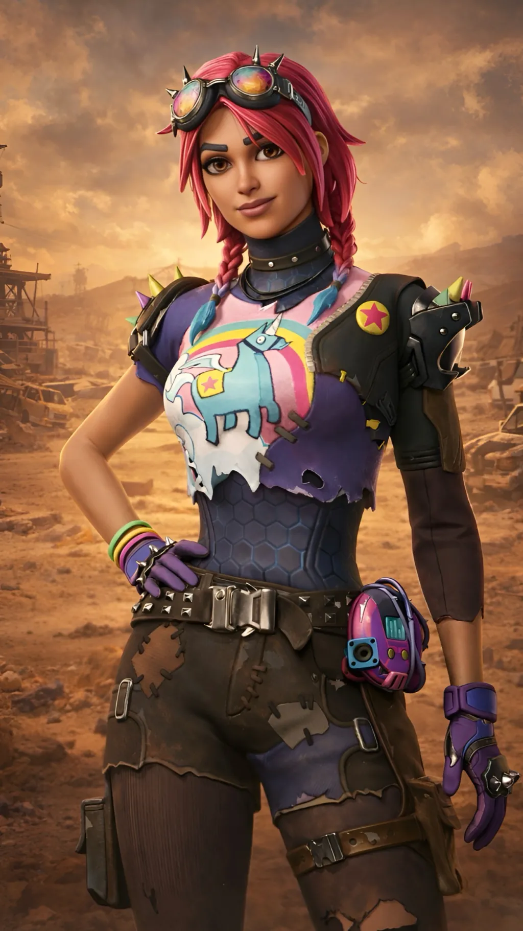 ai character: Brite Raider background