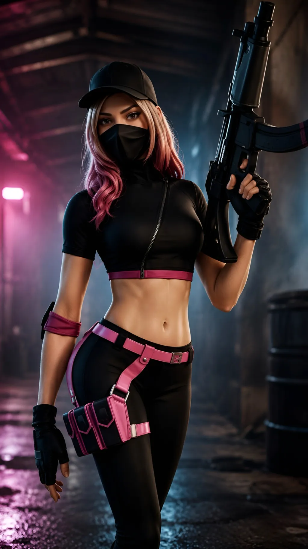 ai character: AthleisureAssassin background
