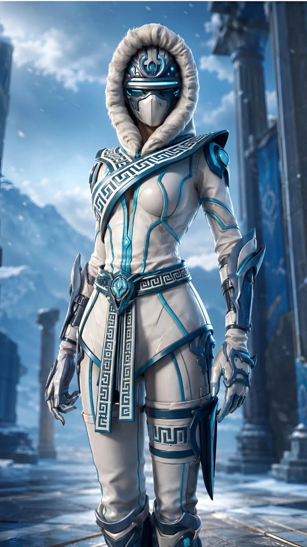 ai character: Snowstrike background