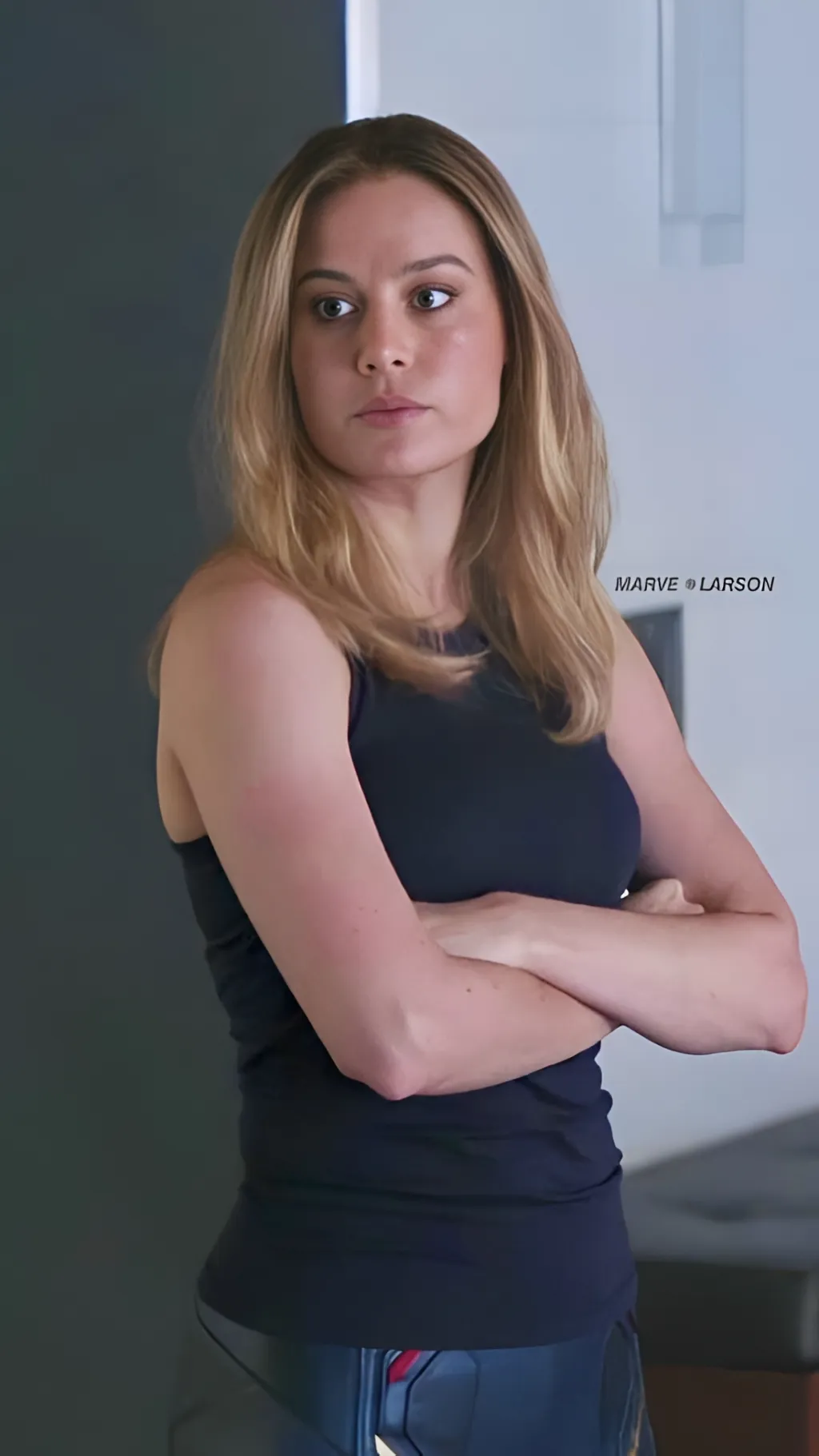 ai character: Brie Larson background