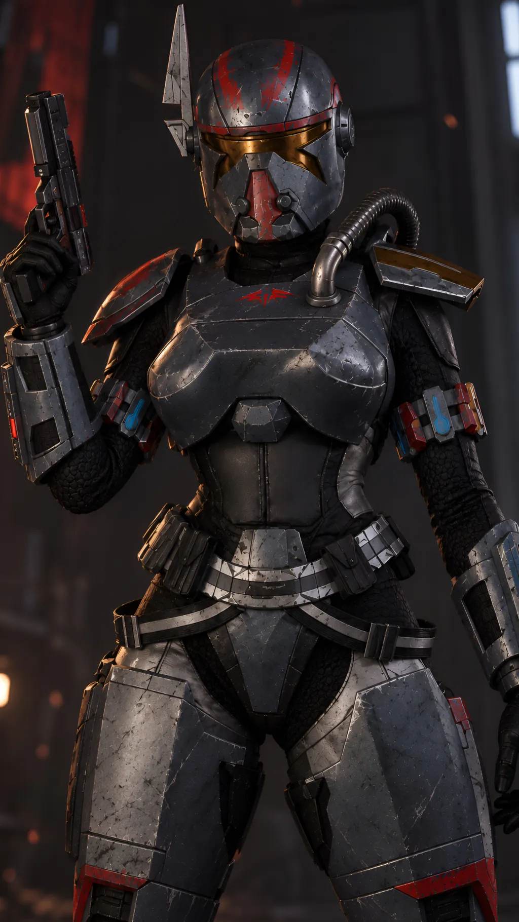 ai character: Shae Visla background