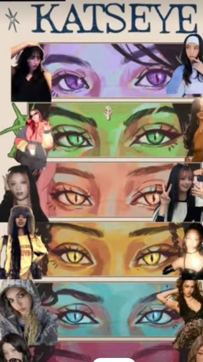 ai character: Katseye family!!! background