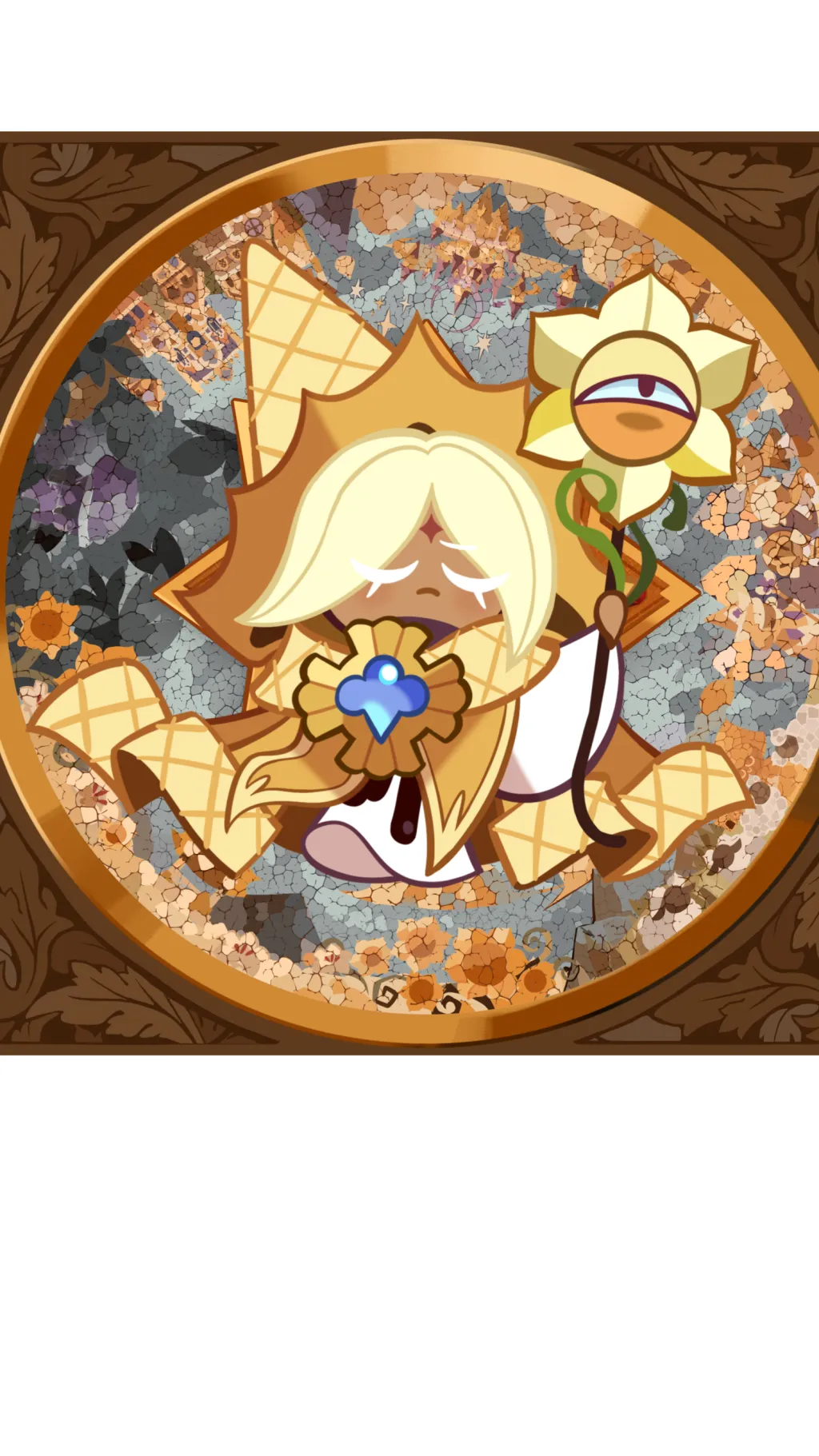 ai character: Pure vanilla ￼ background